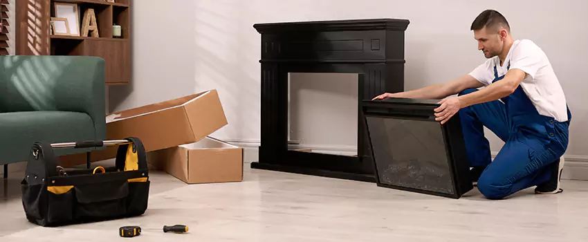 Old Rusted Metal Fireplace Repair And Replacement in Simi Valley, CA